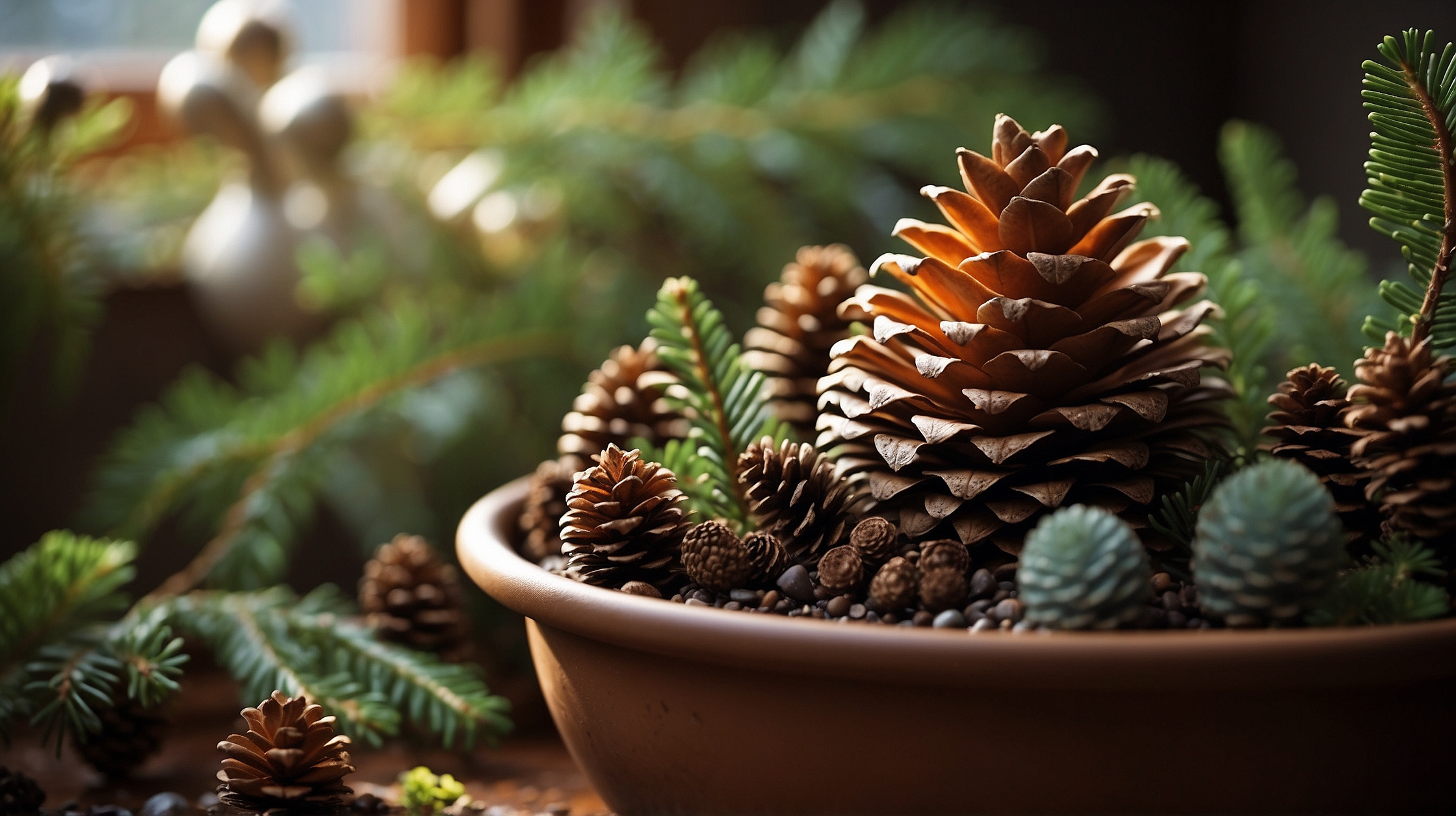 Why some gardeners add pine cones to houseplant soil in winter, and why it helps